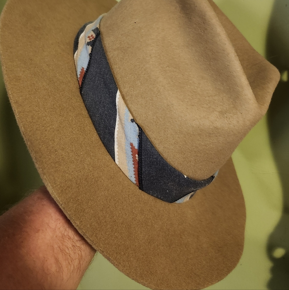 Unisex Lack Of Color Tan Fedora Hat - 61cm (XL)